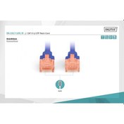Resim DIGITUS 10m CAT6 Utp DK-1617-100/B Mavi Patc Kablo 