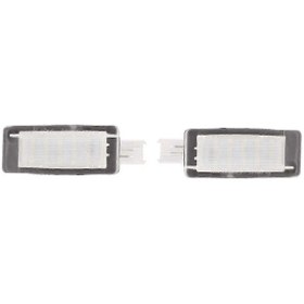 Resim Duster 2010-2015 Oem Stili Siyah Beyaz Dayanıklı Led Plaka Lambası 