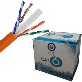 Resim Vatan (361980-9) Cat6 U/utp 23 Awg Lszh Turuncu Kablo (305MT.) 