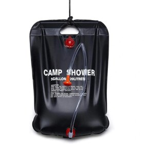 Resim 20 Litre Solar Isıtıcılı Kamp Duş Torbası 