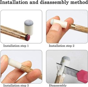 Resim Leyaton Bilardo Istakası Geçme Istaka Ucu 11 Mm 50 Adet +12 Mm 50 Adet 