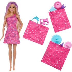 Resim Barbie Party Unboxed Parti Sürprizi Doğum Günü JKF66 
