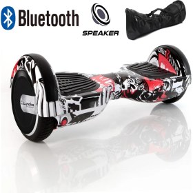 Resim Citymate Smart Balance Elektrikli Kaykay Hoverboard Çanta Hediyeli Bluetooth Hoparlörlü Desenli 