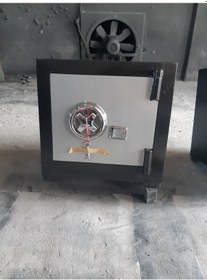 Resim Yangına Dayanıklı Çelik Para Kasası 40 Cm Siyah Gri 