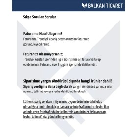 Resim BALKAN YANGIN VE GÜVENLİK SİSTEMLERİ 6 kg Köpüklü Yangın Söndürme Cihazı +Askı Aparatı 