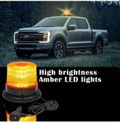 Resim Motion003 2025 12 Amber Led Işık Manyetik Tabanlı 43.3inch Uzatmalı Dönebilir Araç Işığı 