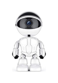 Resim Robot 1080p Wifi Akıllı Kamera 360 Görüşlü, Hareket Takipli, Çift Yönlü Sesli Bebek & Evcil Kamer 