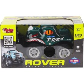 Resim Mey İthalat Syr-666-842-3-4-5-6-7 Kumandalı Şarjlı Rover Off Road Işıklı Araba 1:24 -vardem Oyuncak Kırmızı 