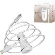 Resim Genel Markalar ARAÇ ŞARJ ADAPTÖR IPHONE APPLE 2.4A 2XUSB BEYAZ BOROFONE JOYROAD-BZ2 