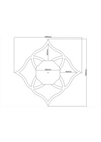 Resim Motifpiyer Lamba Tavan Göbegi 52-Motifli-8g-Motif-30-Modüler Dc 