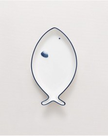 Resim Madame Coco Marine 26 Cm Kayık Tabak Td - Marıne - 02 Kayık Tabak-mavi 