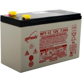 Resim Genesis Np 12v 7 Ah Bakımsız Kuru Akü - F1 