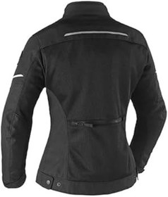 Resim Clover Netstyle-3 WP Korumalı Kadın Motosiklet Montu Siyah 