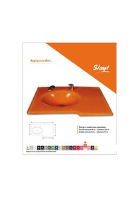 Resim Cam Lavabo Slayt Modeli 100 x 56 CM 