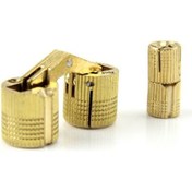 Resim Gürçayhırdavat Silindir Masa Menteşesi Pirinç 14Mm (2 Adet) 