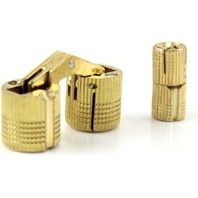 Resim Gürçayhırdavat Silindir Masa Menteşesi Pirinç 14Mm (2 Adet) 