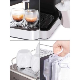 Resim Russell Hobbs 26452-56/RH Distinctions Süt Köpürtme&ısıtma Fincan Isıtma Espresso Makinesi -Titanyum 