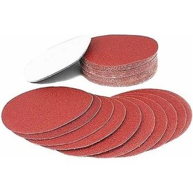 Resim 180 Mm 400 Kum Yuvarlak Cırtlı Zımpara 10 Adet 