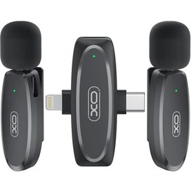 Resim Mkf10 2'si 1 Arada Type-c Ve Lightning Kablosuz Mikrofon 