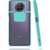 Resim Canpay Xiaomi Redmi Note 9 5g Uyumlu Kılıf Kayar Sürgülü Lens Koruma Sliding Lens Protective Case 