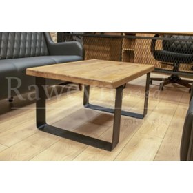 Resim deryawood Deryawood Masif Ahşap Dogal Ofis Sehpası 45*45*45 