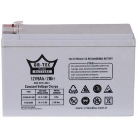 Resim Ortec 12V 9 AH KURU AKÜ 