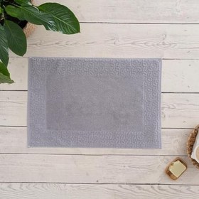 Resim Soley | Oppolo | Extra Yumuşak Pamuklu Eponj Ayak Havlusu Gri 