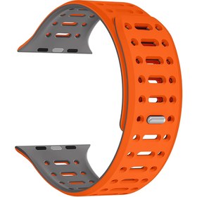 Resim Watch 10 42mm Redclick KRD-124 Silikon Kordon Terletmeyen Delikli Strap Kayış 