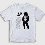 Resim Presmono Unisex Çocuk Beyaz Lp V2 Laura Pergolizzi T-Shirt 