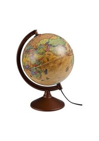 Resim Gürbüz Globe Işıklı Antik Küre 26Cm 