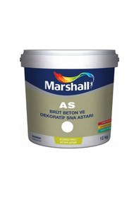 Resim Marshall As Brüt Beton Astarı Ve Dekoratif Kaplama Astarı 12kg 12 KG 