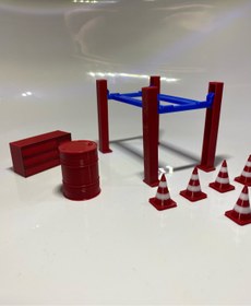 Resim EBG3D 1/64 ÖLÇEK DİORAMA GARAJ SETİ 