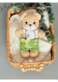 Resim Amigurumi Kadife Ayıcık Figürü 