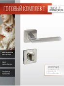 Resim Vettore İç Mekan Kapı Kolu Hazır Takımda Tamamlanmış Kılavuzlı Kulp 236259286 