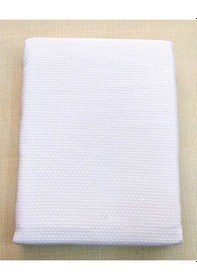 Resim Lapenya Lüks Çift Kişilik Bal Peteği Pamuk Pike (200X240)-Beyaz 