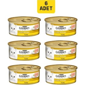 Resim Gourmet Gold Kıyılmış Tavuklu Yaş Kedi Maması 85gr - 6 Adet 
