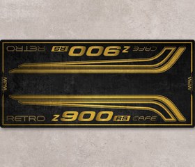 Resim Z900 RS İçin Tasarlanmış Motosiklet Matı - MM7416 - Standart / 220cm x 100cm 