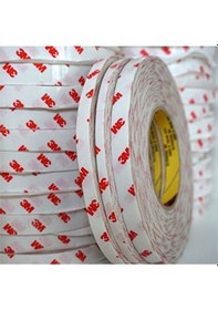 Resim 3m İnce Çift Taraflı Pet Şeffaf Çift Taraflı Bant 38mmx50mt 