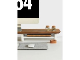 Resim Fagus Wood Monitör Yükseltici, Monitör Standı, Ahşap Ekran Yükseltici (Meşe) 