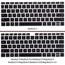 Resim Arabulalaca Huawei Matebook 14 Silikon Klavye Koruyucu English (Yurtdışı Cihazlarınız Için) 