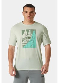 Resim Helly Hansen Hp Race Graphic T-shirt Hha.34419 403 Mavi 