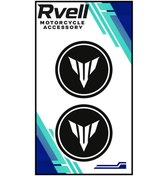 Resim Rvell Yamaha Uyumlu İkili Damla Sticker 5x5 06 1.Resim 