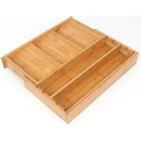 Resim Lidyahan Store Bambu Çekmece Düzenleyici, Kaşıklık Organizer 
