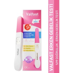Resim Valfast Erken Gebelik Testi – Yüksek Hassasiyet, Pratik Kullanım 1 Adet 