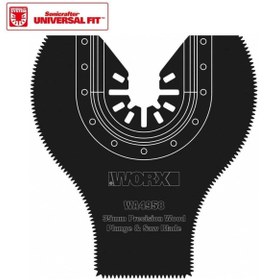 Resim Genel Markalar WA4958 Çok Amaçlı Raspalama Makinası İçin 35x80mm 180˚ Ahşap, Fiberglas, PVC Universal Dalma/Ke 