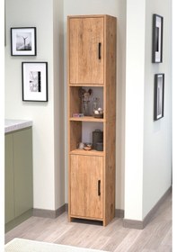 Resim 2 Kapaklı 6 Bölmeli Çok Amaçlı Dolap Alya Çok Amaçlı Mutfak Dolab 