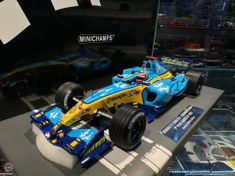 Resim 1:18 Minichamps 2005 Renault F1 Team R25 Fernando Alonso 2nd Place British GP 