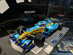 Resim 1:18 Minichamps 2005 Renault F1 Team R25 Fernando Alonso 2nd Place British GP 