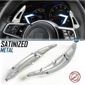 Resim beyaztuning Porsche 911 F1 Vites Kulakçık Paddle Shift 2016 Sonrası Krom 