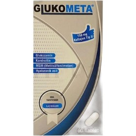Resim Glukometa Glukozamin Kondroitin MSM Hyaluranik Asit 60 Tablet 